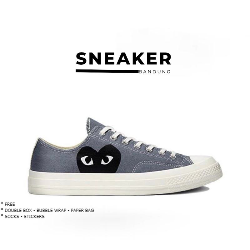 Converse Chuck Taylor Allstar Ox CDG รองเท ้ าสีเทาเหล ็ ก