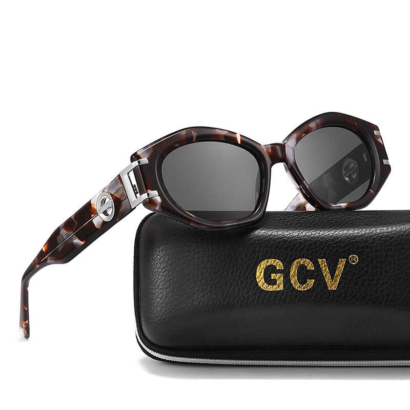 ♎ GCV Brand Fashion Avant-Garde Acetate Appearance Patent Design Women's GM Cat Eye Sunglasses
