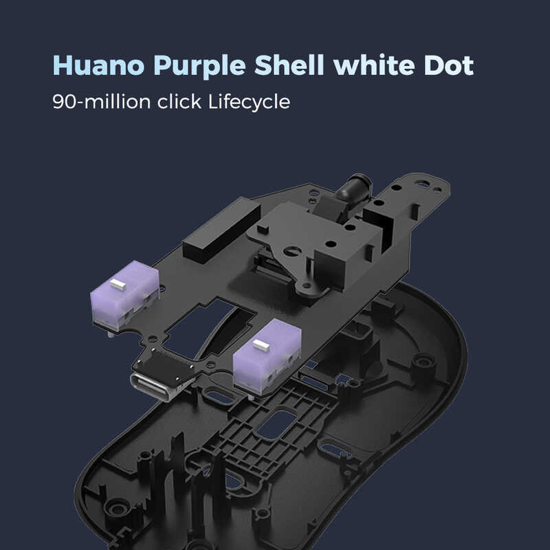 Kysona Aztec Paw3395 เมาส์เกมมิ่งไร้สาย 55G Ultralight 26000Dpi 6 ปุ่ม 90 ล