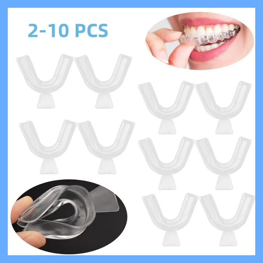 aa Protector de silicona para la boca, juego de tirantes de ortodoncia, bandeja para la boca, prote