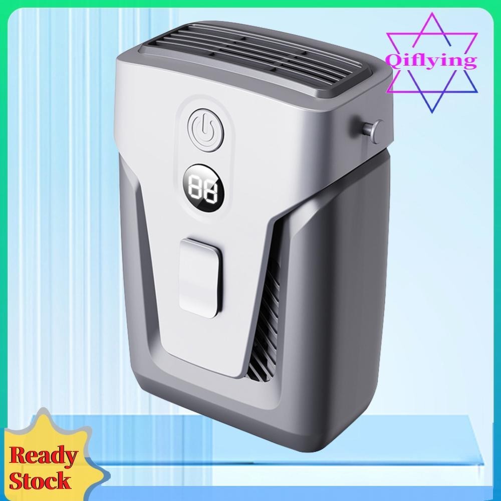 Usb Air Cooling พัดลมคล้องคอ Bladeless 3.7V/1.2A 12000mAh พัดลมคลิปเอวสําหรับกลางแจ้ง