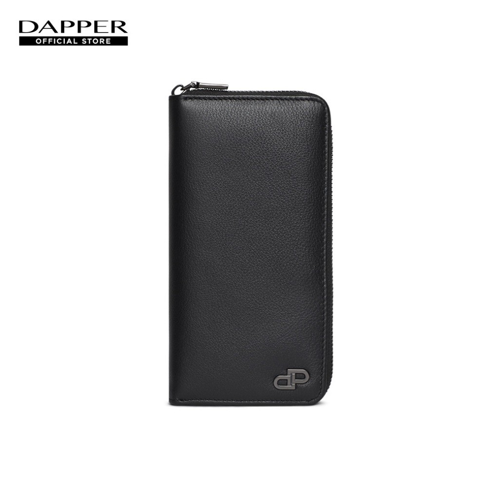 DAPPER กระเป๋าสตางค์ DP Interlock Accordion Long Wallet สีดำ (BWMBK/1137SF)