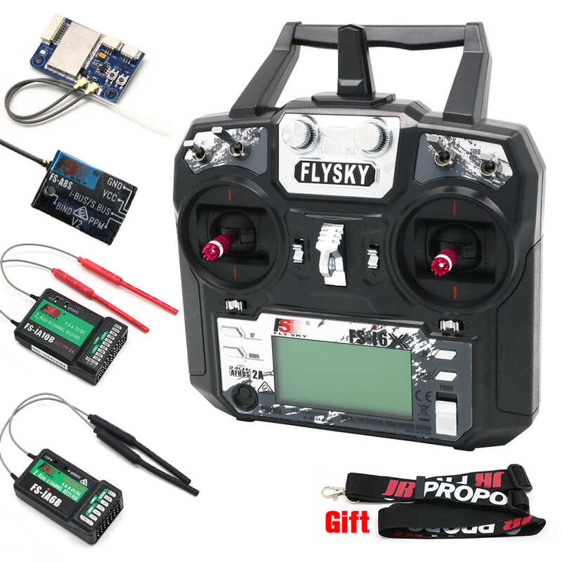 Δ Flysky Fs-I6x 10Ch 2.4Ghz AFHDS 2A เครื่องส่งสัญญาณกับ Fs-I6b Fs-Ia10b ร