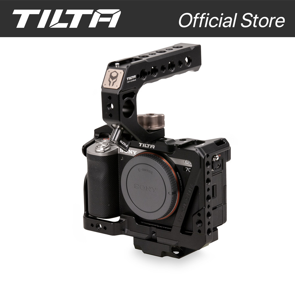 TILTA สําหรับ SONY A7C TA-T19-BB กล้องเต็มรูปแบบสําหรับ Sony A7C Handle Kit TILTA SONY A7C สีดํา
