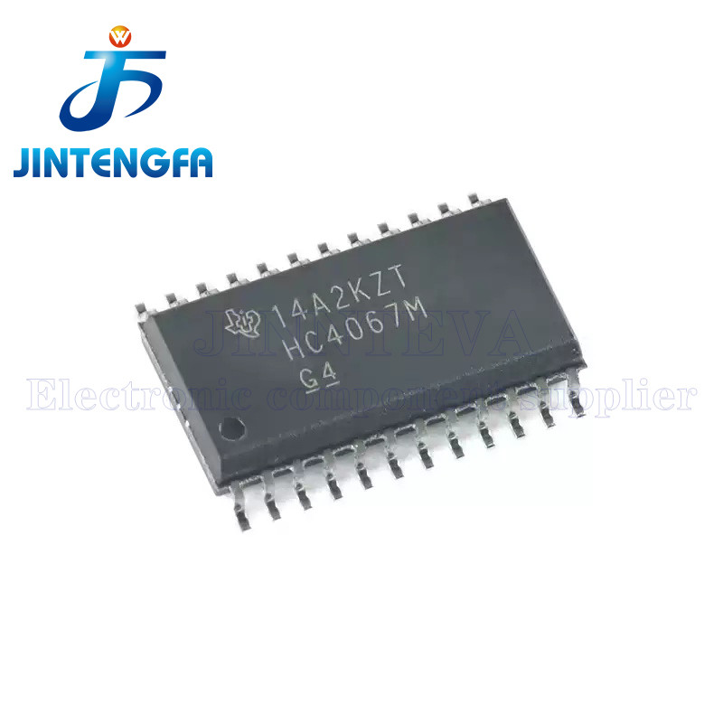 10PCS CD74HC4067M96 74HC4067 HC4067M SOIC-24 SMD IC ความเร็วสูง CMOS Logic 16-Channel Analog Multipl