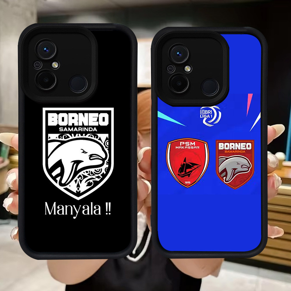 Q85 Borneo FC นุ่มสําหรับ Xiaomi Redmi หมายเหตุ POCO 10C A1 C71 F7 M3 C55 7 M4 9C 9T 12C C65 A5 9A A