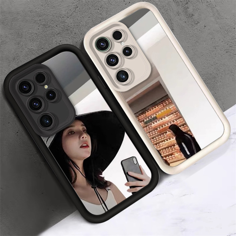 SAMSUNG S25ULTRA ล่าสุด Hp สําหรับ JZ กระจก Cassing โหมด Sofcase Silikon Softcase เคสโทรศัพท์ Soft K