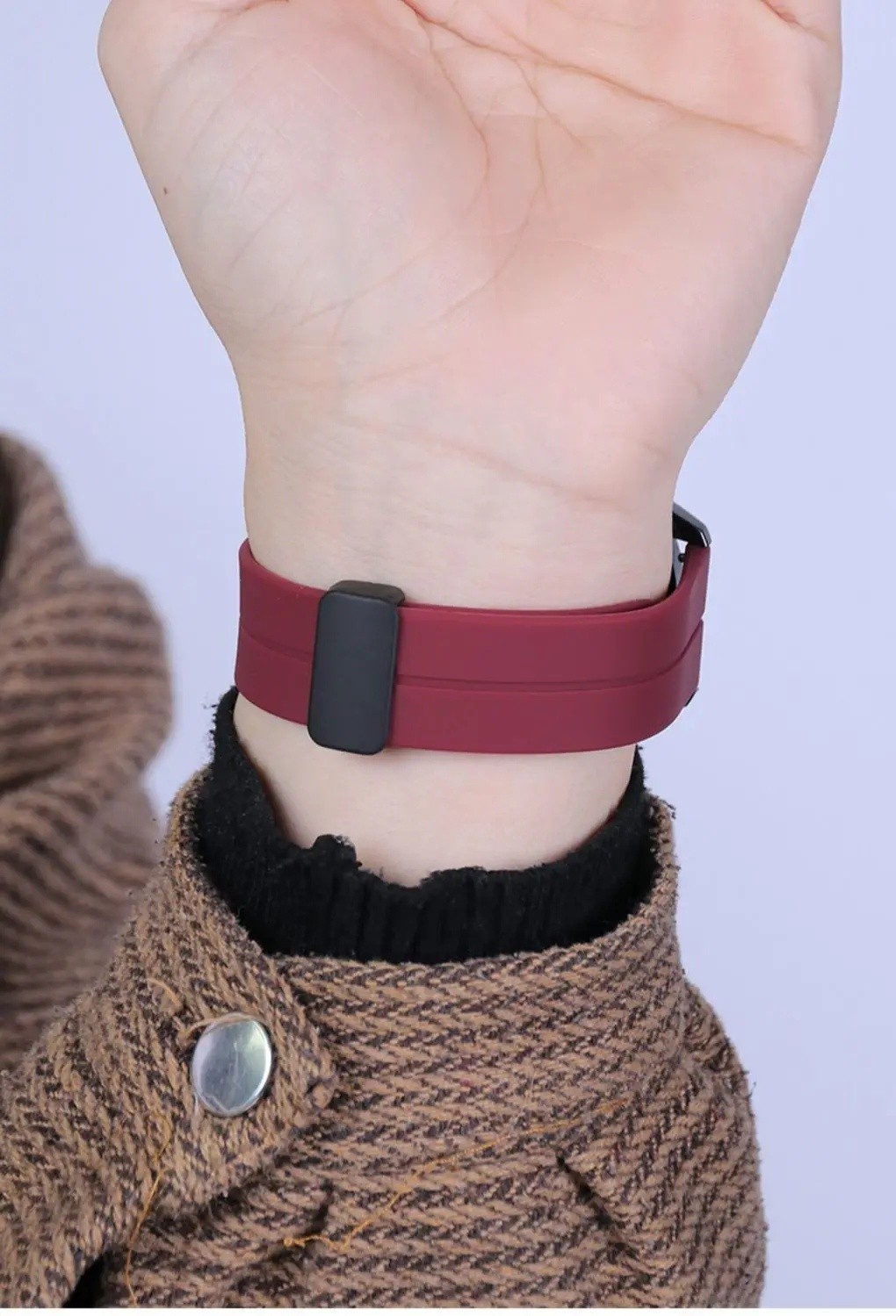 สายรัดซิลิโคนสําหรับ Amazfit Active 2 Square Magnetic รูปที่ 8
