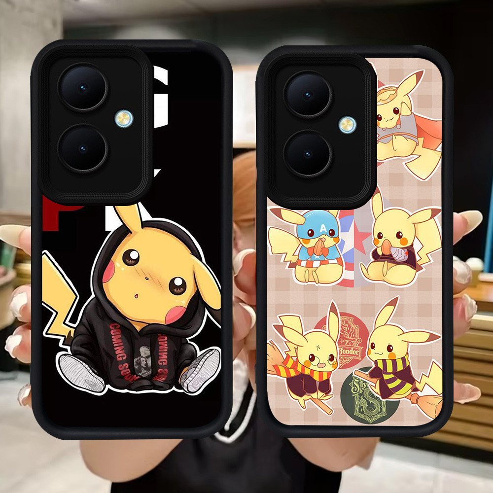 Q120 Pokemon soft Casing สําหรับ OPPO Reno 11 8T 13F 11F 10 Pro 5G