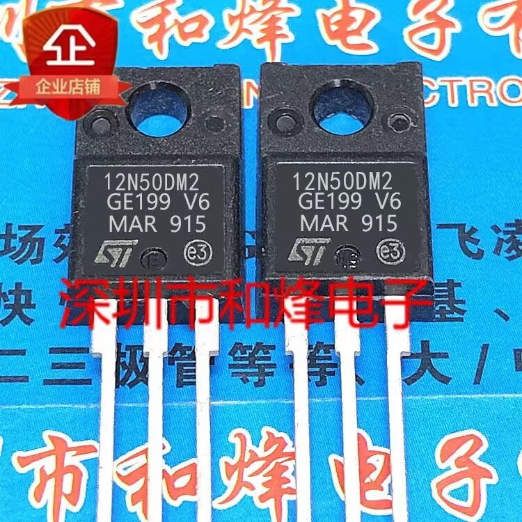 5 ชิ้น STF12N50DM2 12N50DM2 TO-220F MOS