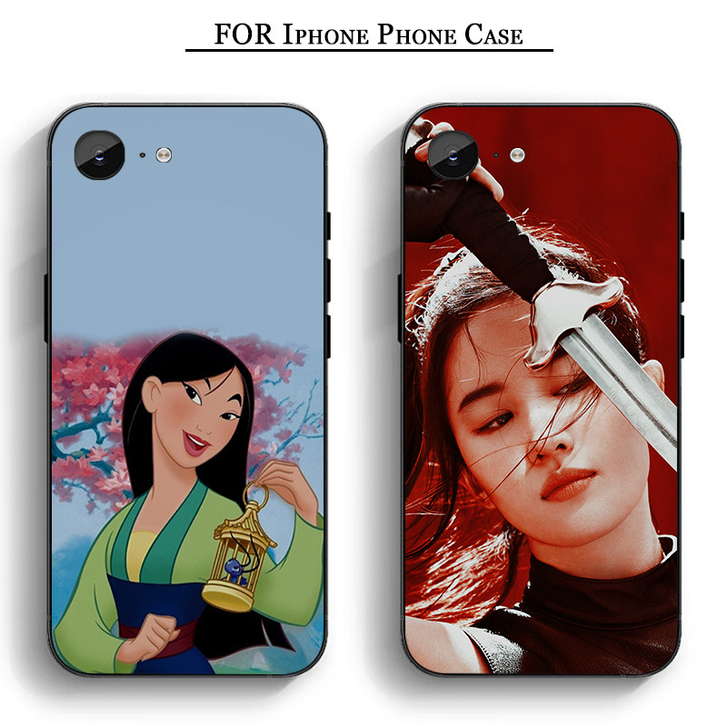 LH195 mulan อะนิเมะน่ารัก iPhone 11 12 Pro Max Mini 6 7 8 Plus Plus 6S X XS Max XR SE Soft Case