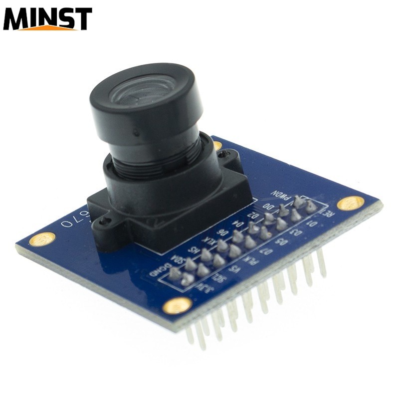 OV7670 โมดูลกล้อง OV7670 โมดูลรองรับ VGA CIF ควบคุมอัตโนมัติจอแสดงผล active ขนาด 640X480 สําหรับ Ard