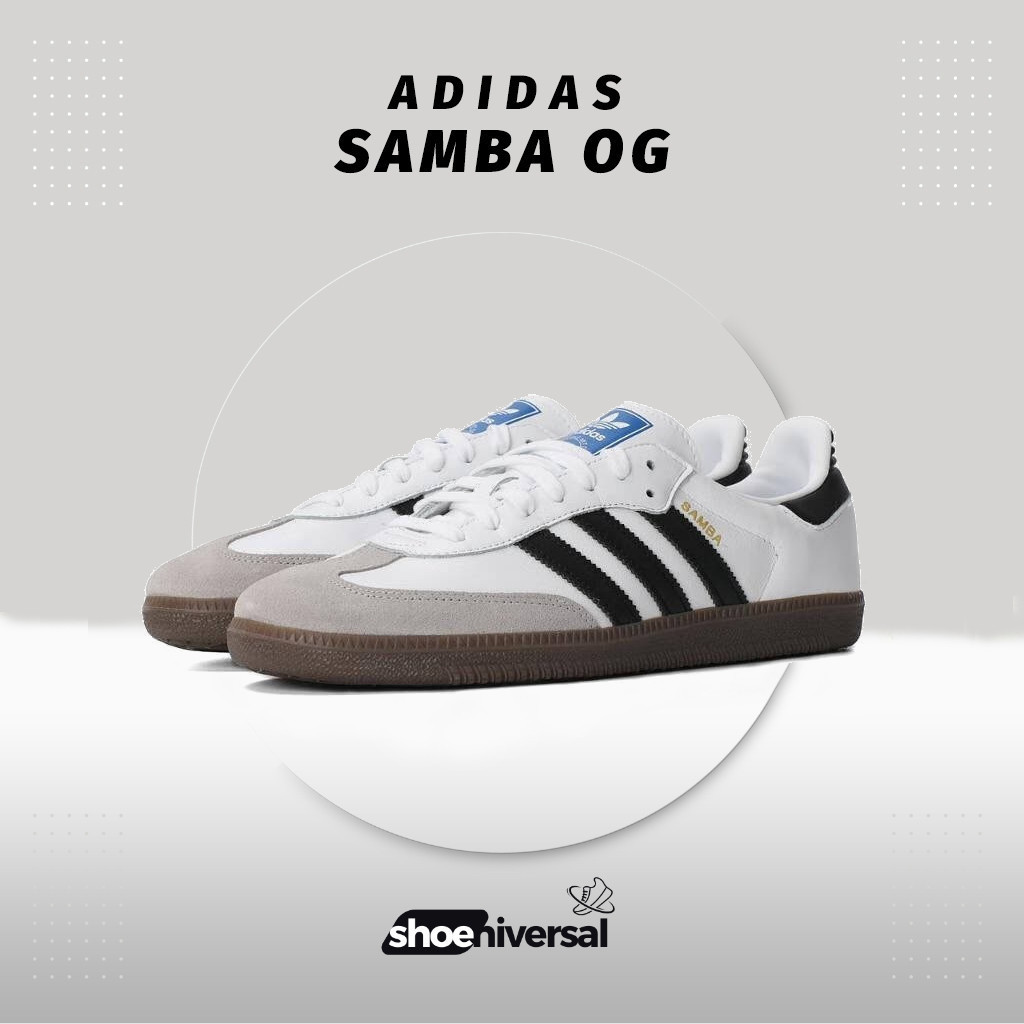 ฟิกเกอร์ [ พร้อมส่ง & พรี ]️Adidas Samba OG ของแท้100% รองเท้าผ้าใบ Samba อาดิดาส รองเท้าผ้าใบ WHIT