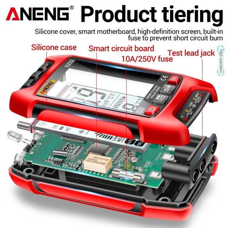 ❤ ANENG Sz02/Sz01 มัลติมิเตอร์แบบดิจิทัลทรานซิสเตอร์สมาร