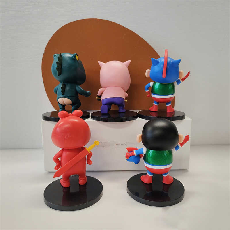 ➧ Hi Toy ดินสอสีอนิเมะใหม่5ชิ้น/เซ็ต-หุ่นคอสเพลย์จันแ