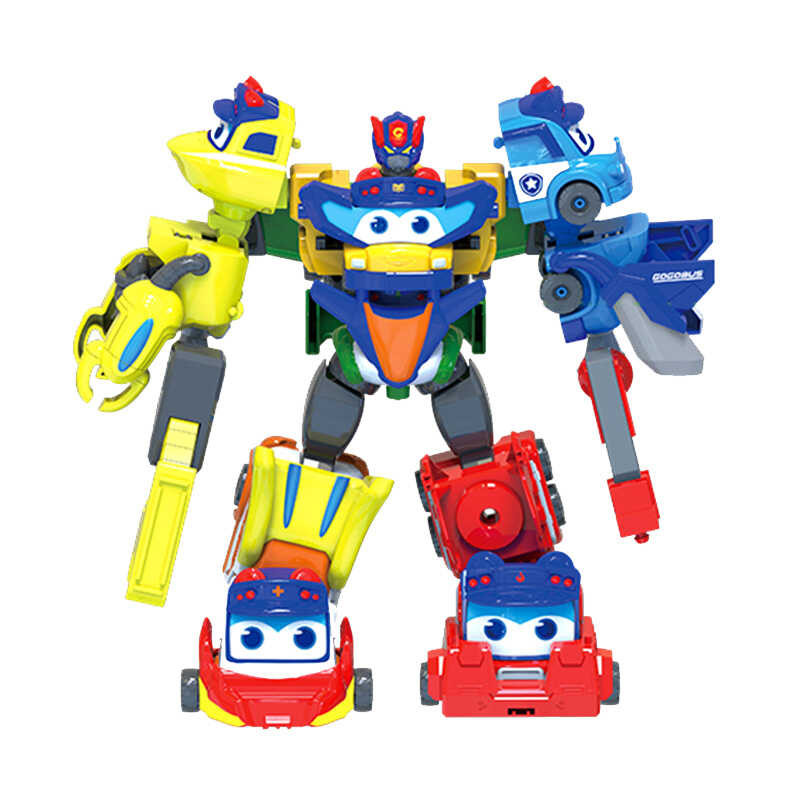 ➧ 7 ใน 1 GGBOND Gogo รถบัสดัดแปลงรถของเล่นหุ่นแอ็คชั่นรถ