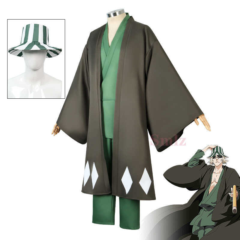 ❤ Urahara Kisuke Cospaly อะนิเมะ Bleach คอสเพลย์เครื่องแต่งกาย Al