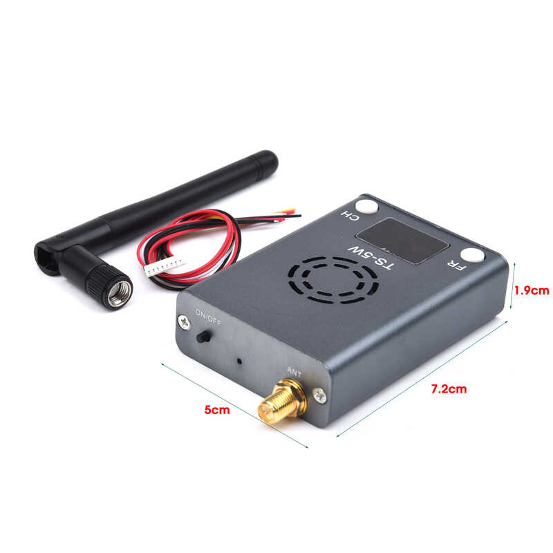 Δ Rc832 มินิ Ts-5W 4.9G-5.8G 56Ch ตัวรับสัญญาณความไวสูงพร้อม A /