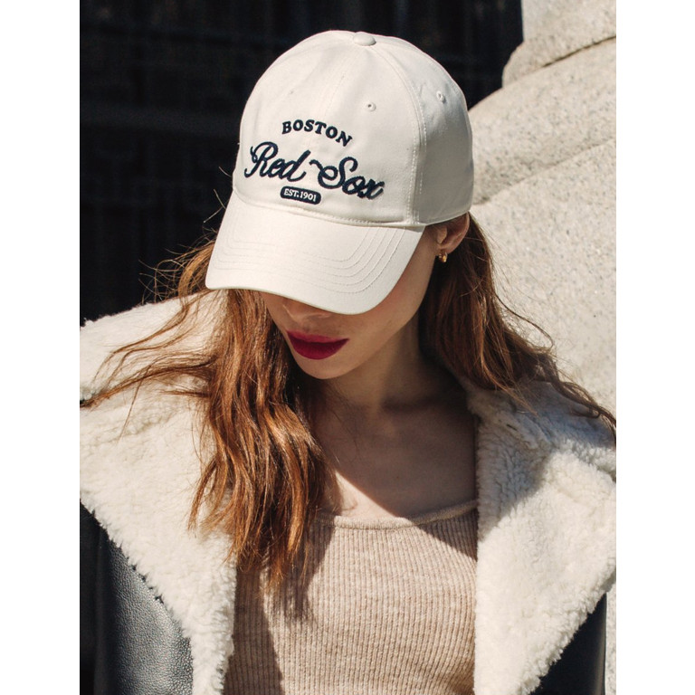 พร้อมส่ง [ของแท้%MLBหมวกปักโลโก้NY หมวกแก๊ปสไตล์เกาหลี สำหรับ หญิงชายรุ่น  รุ่น3ACPL033N