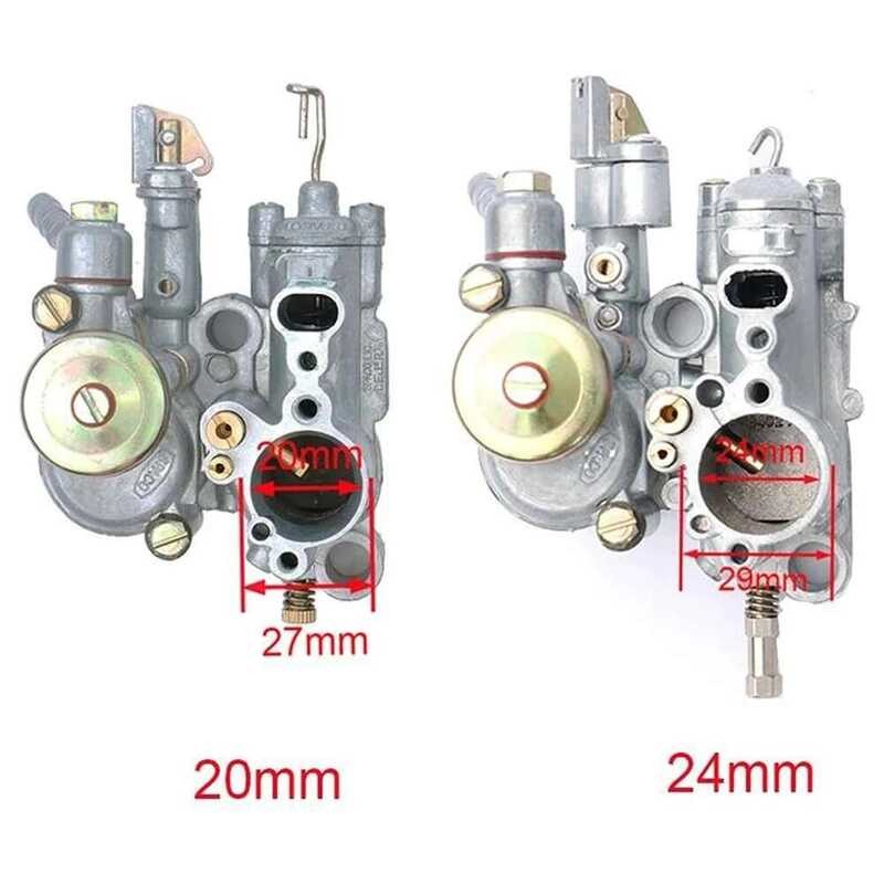 PX150 คาร์บูเรเตอร์ 125 20MM 24MM สำหรับ Spaco VESPA 24 20 Mm P 1051 SI 20-20D LML 3 24-24D Orado NV