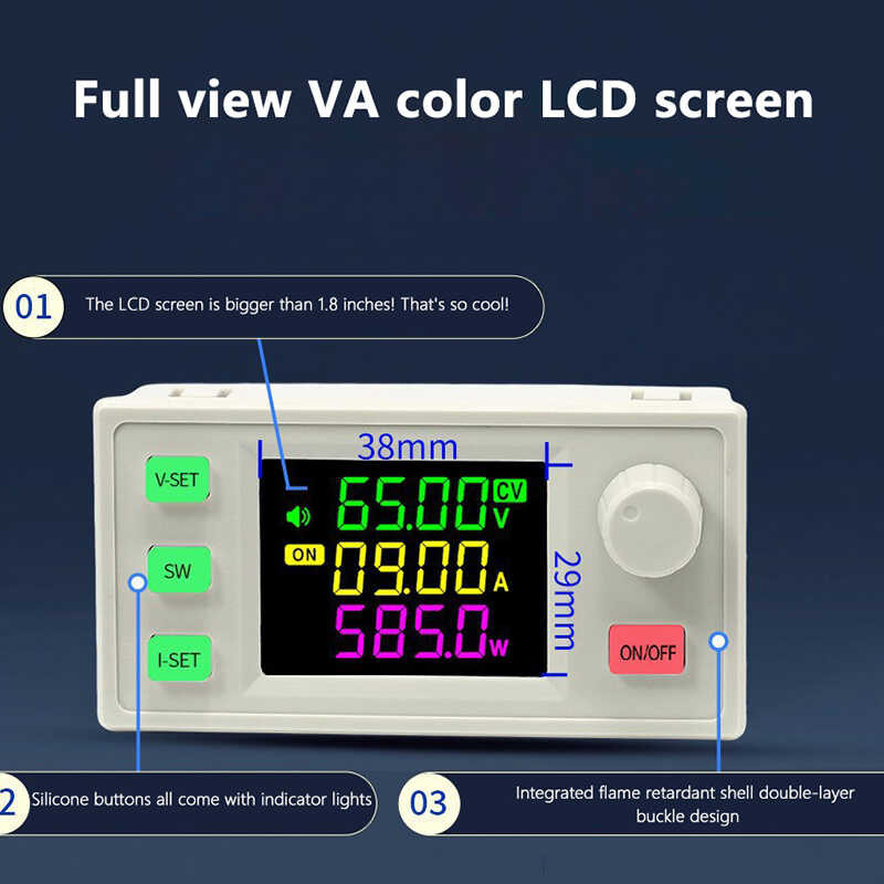 ❤ AGBBG Xy7025แปลงไฟฟ้ามี25a 1750W ระบบ CNC มีเสถียรภาพตัวแปลงแหล่งจ่ายไฟ CC CV แรงดันคงที่โมดู