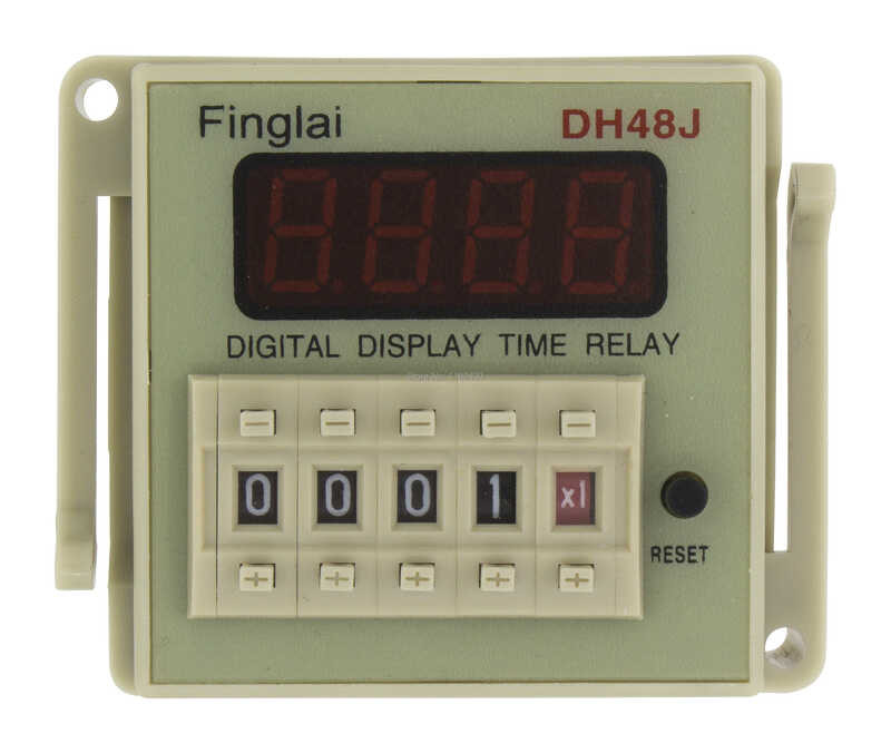 ❤ 【Be Worth】 Dh48j-11A 11 Pin Contact/Sensor Input Digital Counter Relay Dh48j Dh48j-A Ac 220V