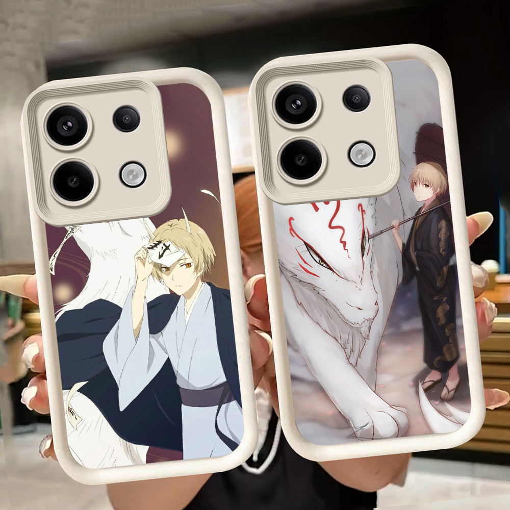 ปลอกอ่อนสําหรับ Xiaomi Redmi 15C 13T POCO M7 M6 X6 Neo Note 13 13C Pro Plus 5G สีขาว Q1 Natsume Yuuj