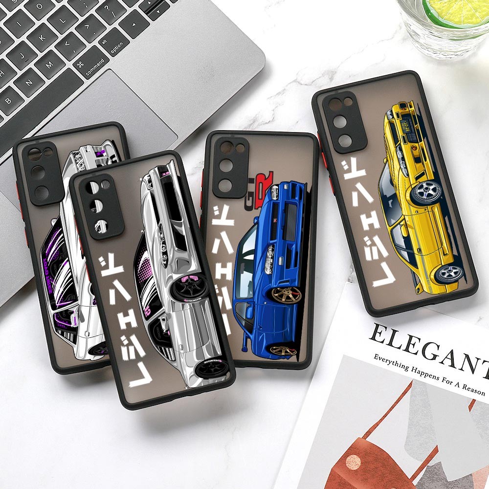 SAMSUNG การ์ตูน JDM GTRกีฬารถสําหรับSamsung Galaxy A56 A55 5G A36 A72 A14 A54 A5