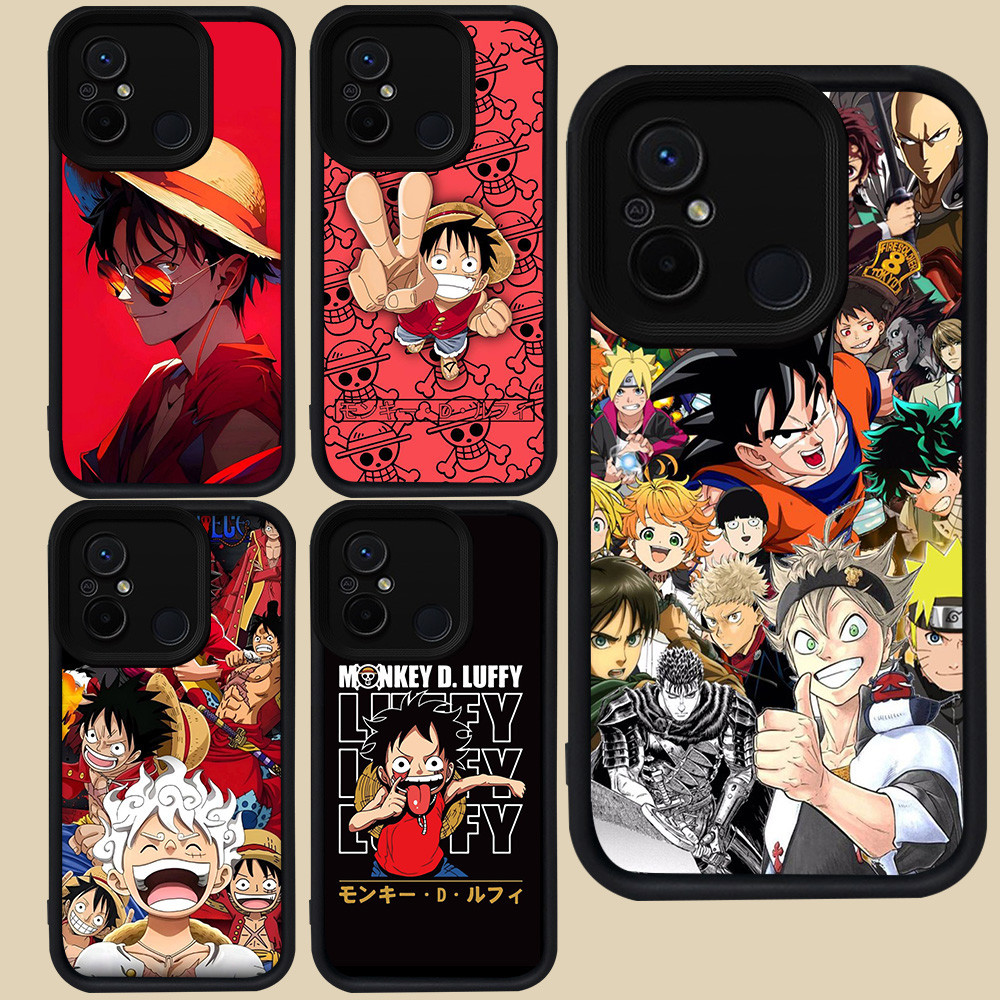 ปลอกสีดําสําหรับ Xiaomi Redmi หมายเหตุ 12C A5 9A 9C POCO M3 7 M4 Pro C71 A1 C55 C65 10C A2 9T R77 ลิ