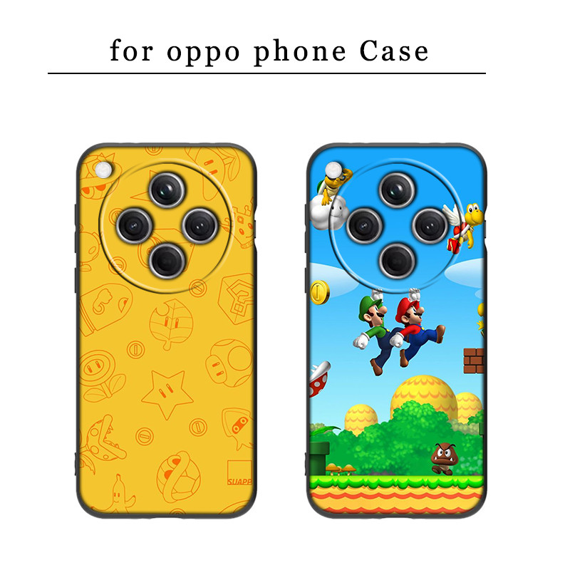 QL152 Super Mario OPPO A57 4G A5S A7 A8 A31 A60 A76 A77 A80 A91 F15 F3 A92 A93 A72 A52 A94 Soft Case