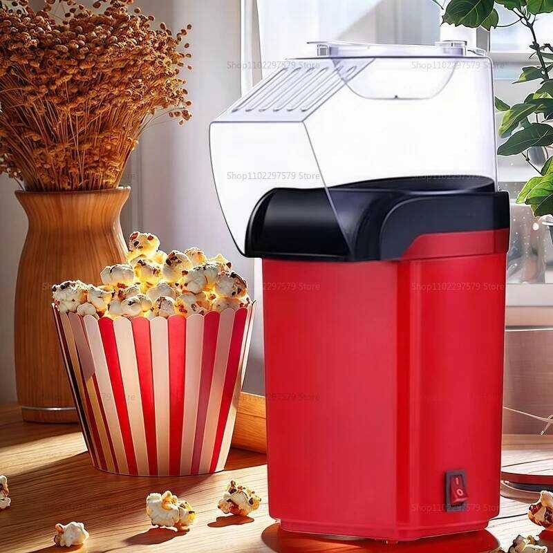 Mini Popcorn Hine, Small Electric Household Equipment For Children, Fully Automatic Popcorn Hine Fa