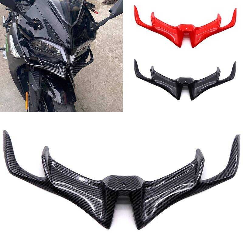 เหมาะสําหรับ Yamaha R15 V3 อุปกรณ์ตกแต่งรถจักรยานยนต์ Beak Fixed Wind Wing Wind Inlet Wing Shark Fin
