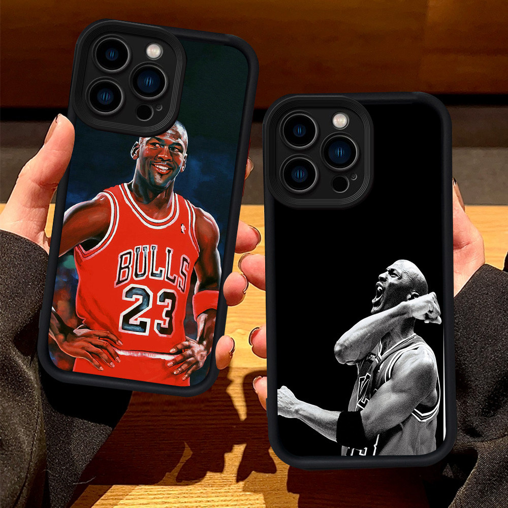 R109 เคส Michael Jordan 23 iPhone 13 14 Plus Pro Max