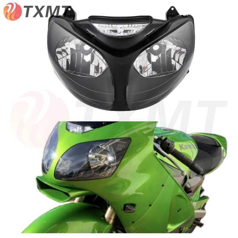 เหมาะสําหรับ Kawasaki ZX12R ZX-12R ZX1200 00-01 ไฟหน้าไฟหน้าไฟหน้าชุดไฟหน้า