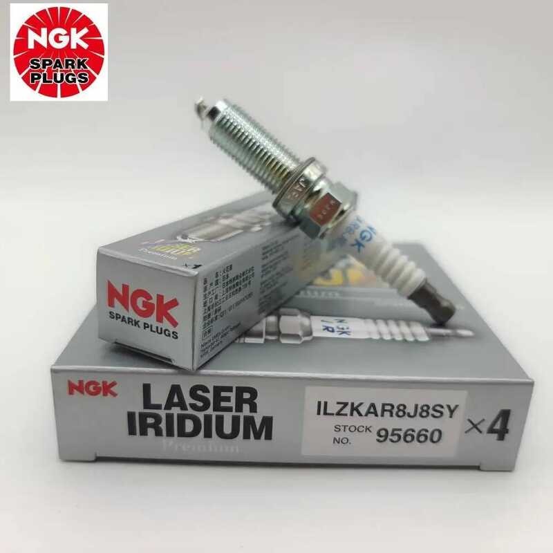 Original NGK 95660 ILZKAR8J8SY Iridium Platinum เทียนสําหรับ Honda CRV URV 1.5T Voo S60 S60L S90 V6