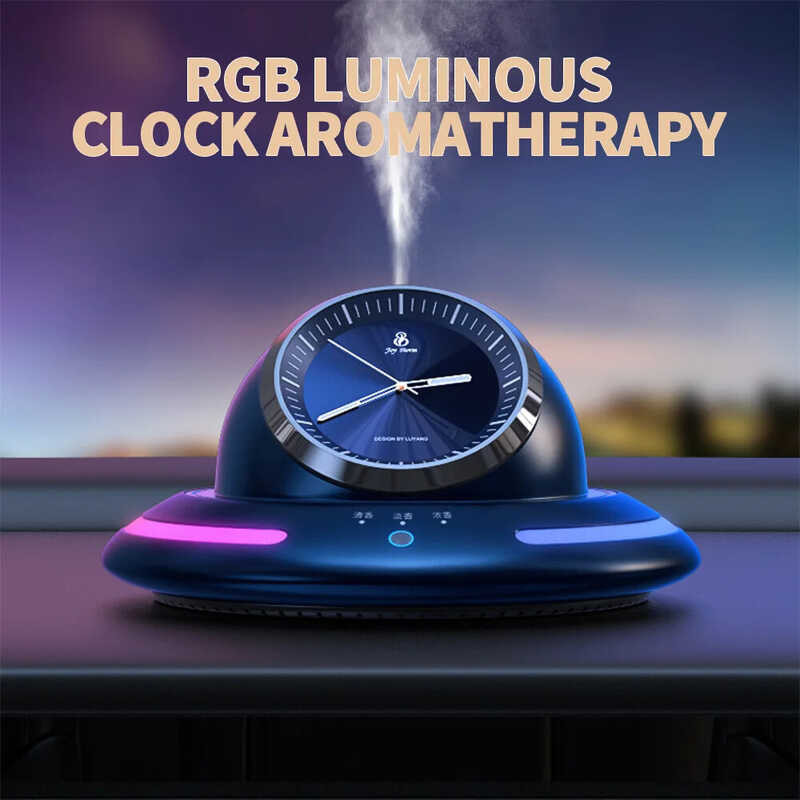 EKLEVA เครื่องกระจายนาฬิกาอัจฉริยะในน้ำหอมรถยนต์น้ำหอ