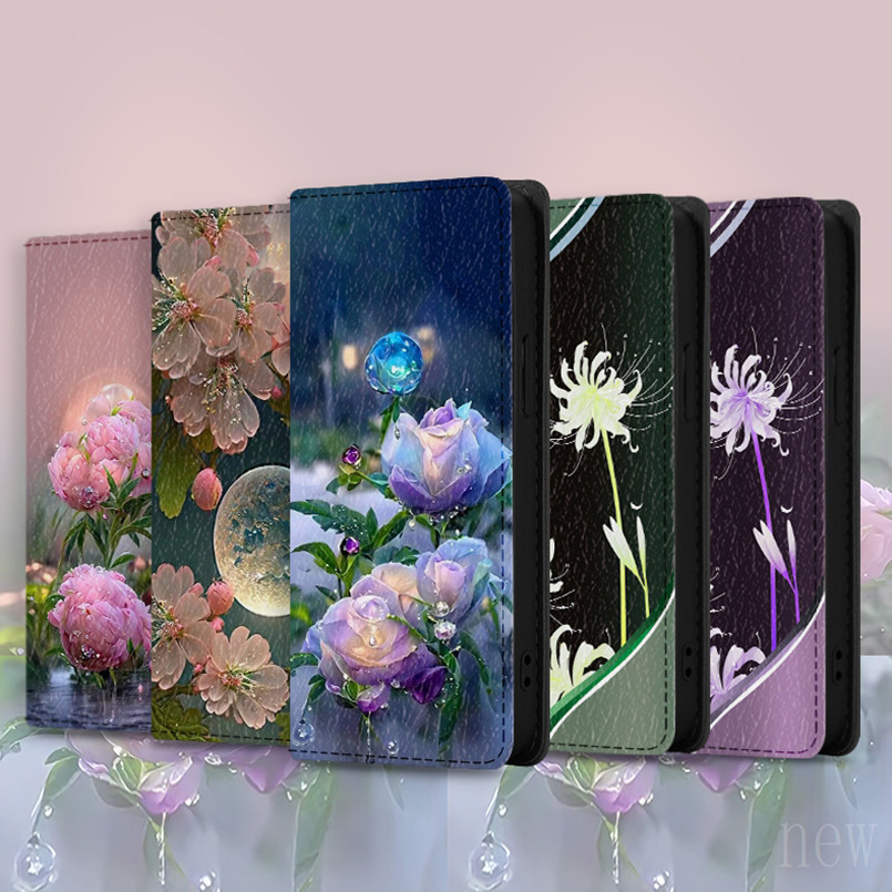 Card Case Shock-resistant Case เหมาะสําหรับ OPPO A18 A38 A73 A94 A95 A98 A2M A3 Pro ซองหนังแม่เหล็กด