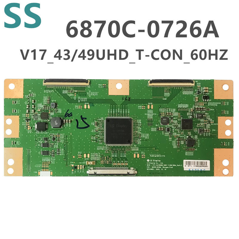 ใหม่ 6870C-0726A logic board V17_43/49UHD_T-CON_60HZ t-con สําหรับ Philips 49BDL3056Q 49 นิ้วทีวีกรา