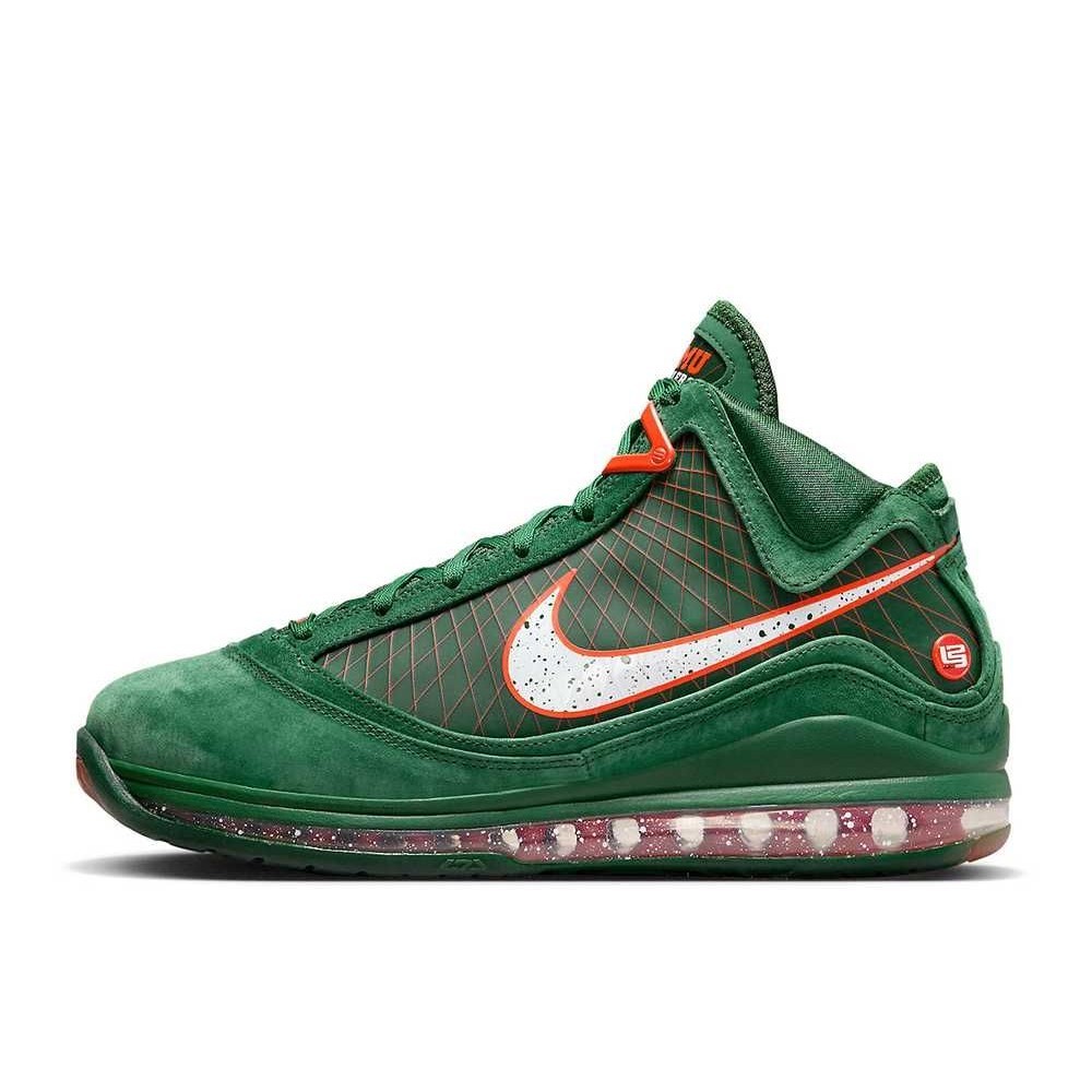 ฟิกเกอร์ Nike LeBron 7 FAMU "Gorge Green" Sneakers DX8554-300 Like New