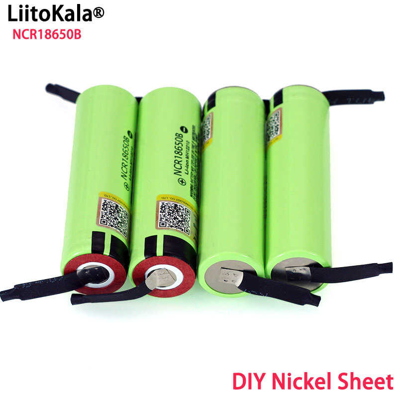 Liitokala F46 18650 Ncr18650b ของแท้ใหม่ชาร์จซ้ำได้แบตเตอรี่ Li-