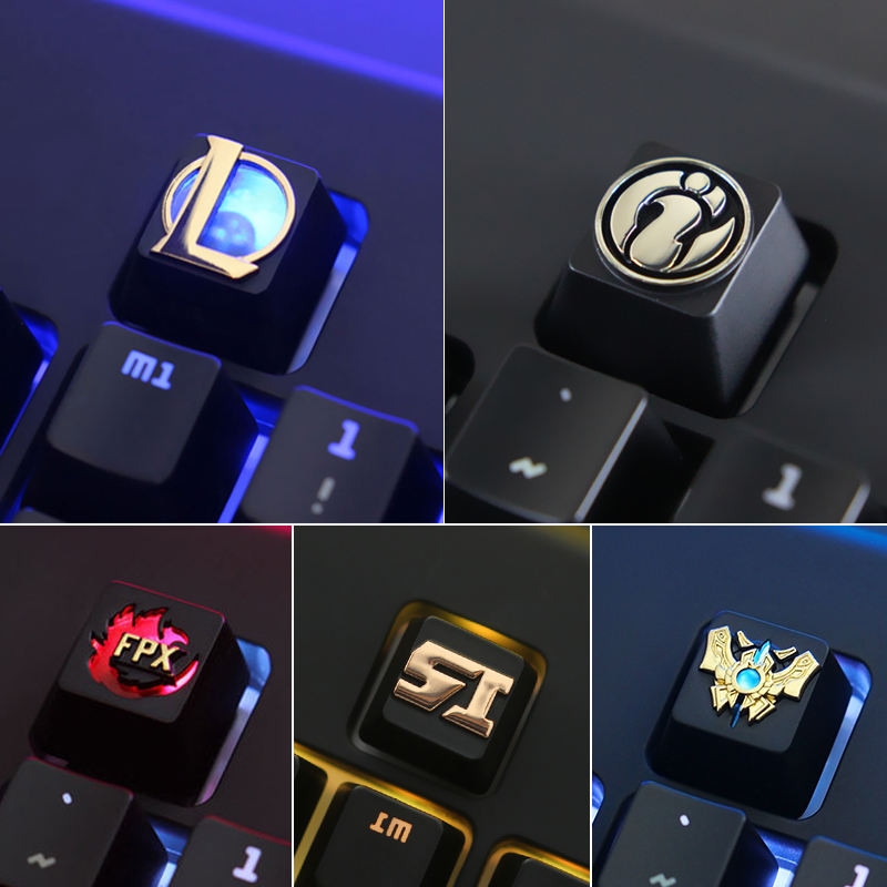 ส่วนบุคคล Keycap การ์ตูนอะนิเมะ LOL League Of Legends เกม Rng อลูมิเนียมนูนโปร่งแสงโลหะ Keycap IG Fp