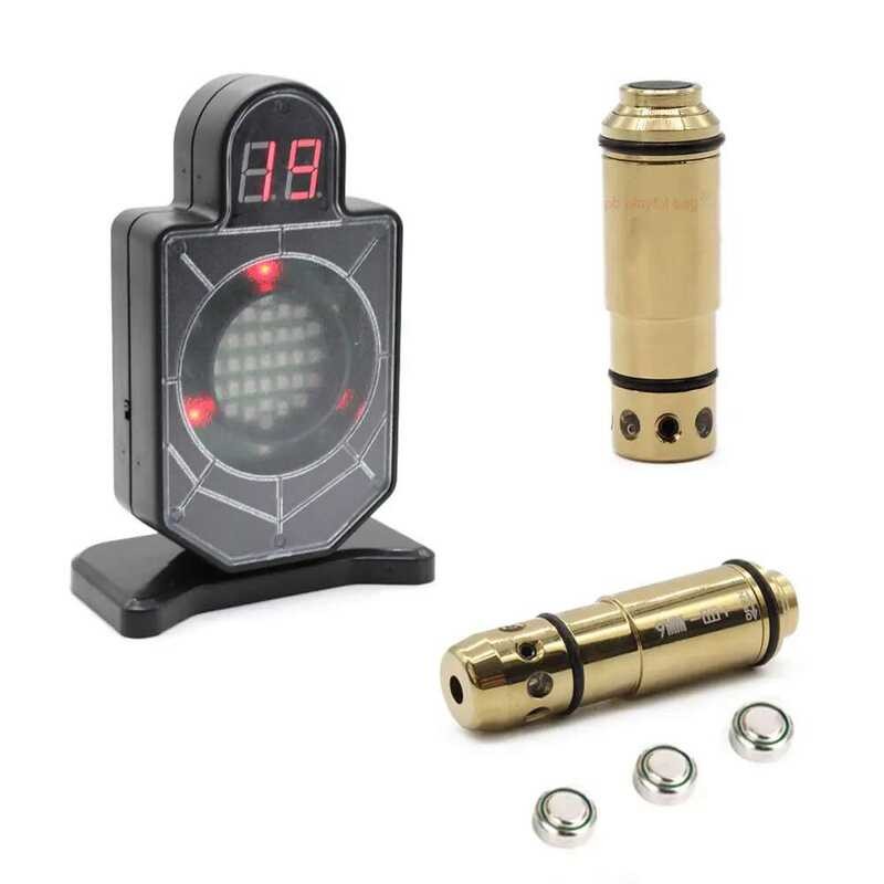 กล้องเล็งกระสุนสีแดง ของเล่นยุทธวิธีกลางแจ้ง 9MM เป้าหมายเหนี่ยวนำ 2MW เลเซอร์ อุปกรณ์เสริม QG659