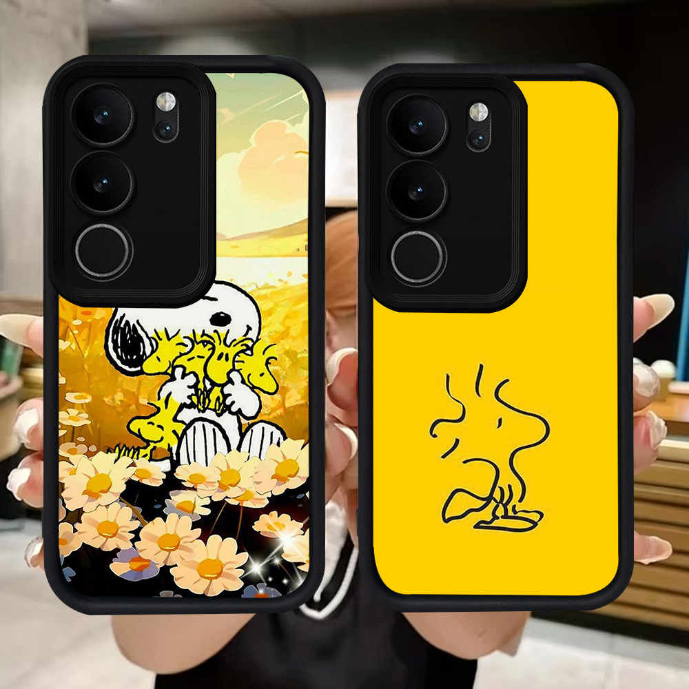 Q43 Woodstock นุ่มสําหรับ VIVO V40 Lite Y100 V29 V27E Y19S Y200e Y81 Y29 Y300 V27 V29E Y81s Pro 5G