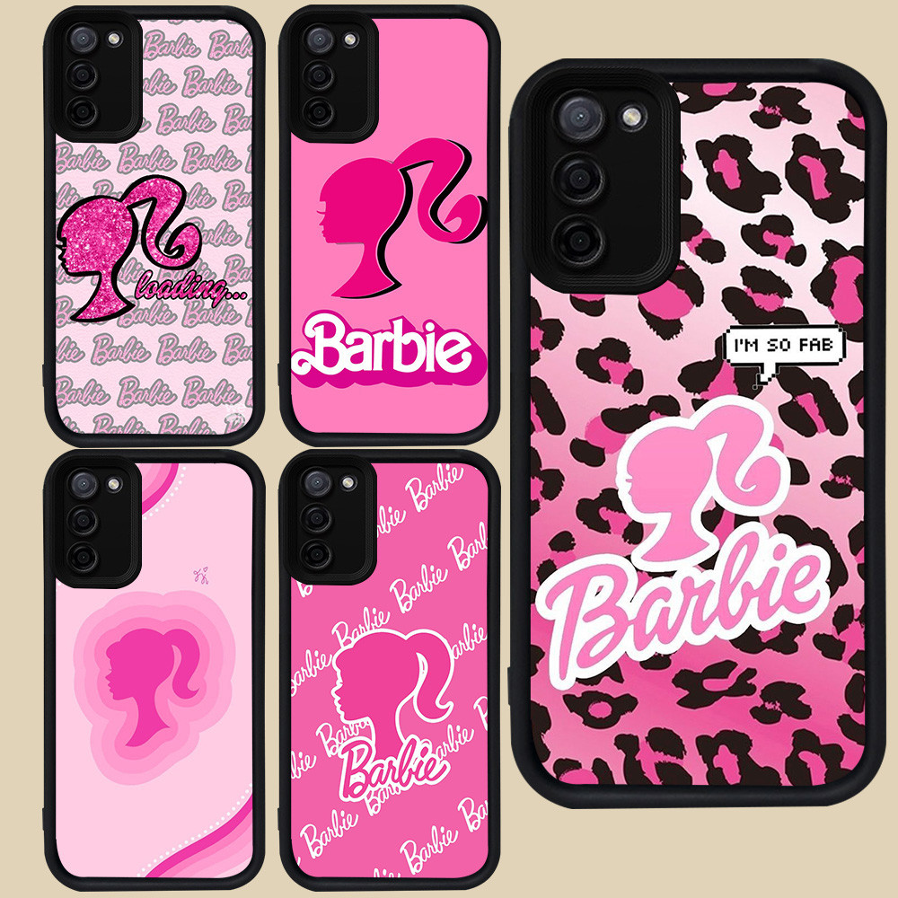 ปลอกสีดําสําหรับ Samsung M02 F02S A31 A03 Core J6 A02 A02S A71 J4 Plus A51 M02S A03S R51 Barbie Girl