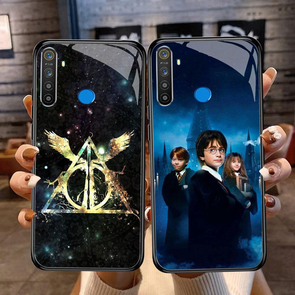 DF-62 H-Harrys Potter TPU HD Glass Casing สําหรับ Realme 5 5i 5S 3 3i 6i 7 C65 Narzo 10 10A 20A Pro