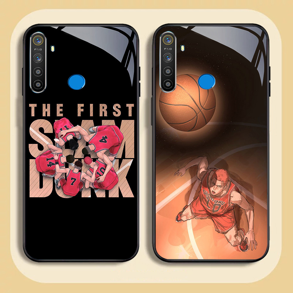 NC-89 THE FIRST SLAM DUNK Kaca Glass Case สําหรับ Realme 5 5i 5S 3 3i 6i 7 C65 Narzo 10 10A 20A Pro