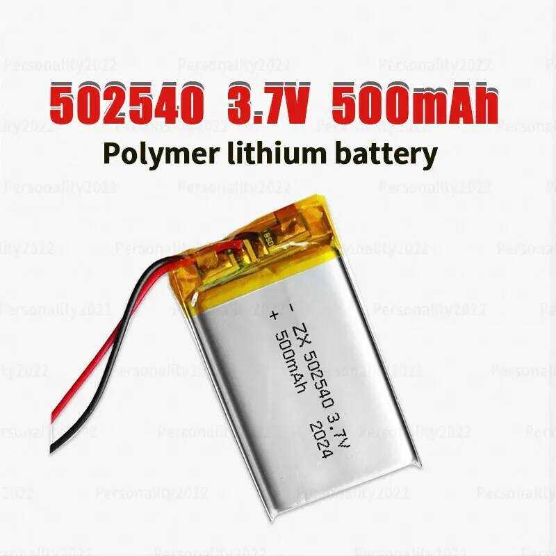 502540 1 ชิ้น - 8 ชิ้น แบตเตอรี่ Li Po 500mAh 3.7V052540 แบตเตอรี่ลิเธียมโพลิเมอร์สำหรับดีวีดี เอ็มพ