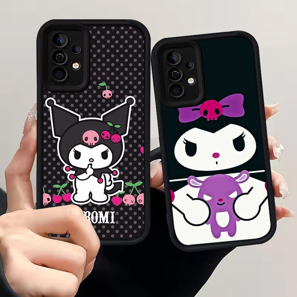 H74 Kuro-mi กรณีสําหรับ Samsung Galaxy A22 F02S M02S A12 A51 M12 M40S A02S 5G