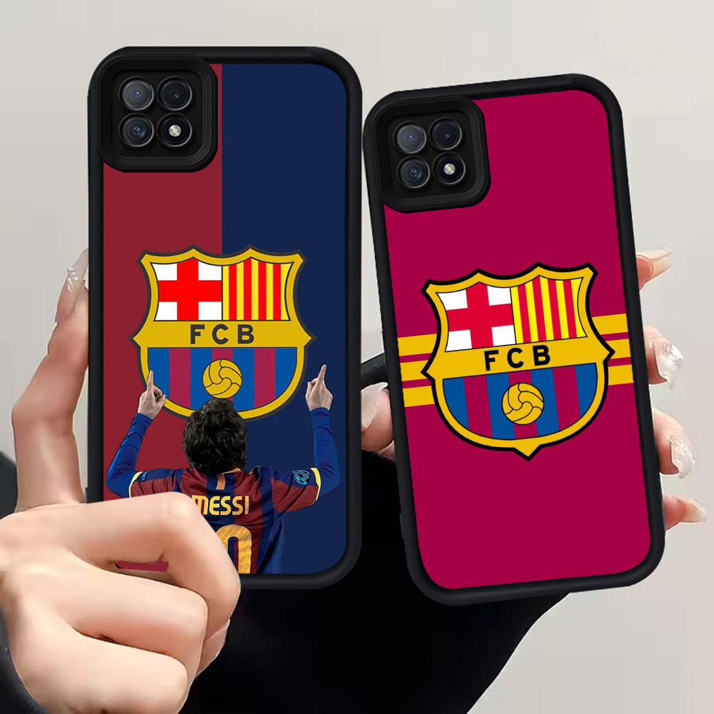 H77 Barcelona Club สําหรับ OPPO Reno F17 A16K A54 A93 A16E 4 4F PRO Lite