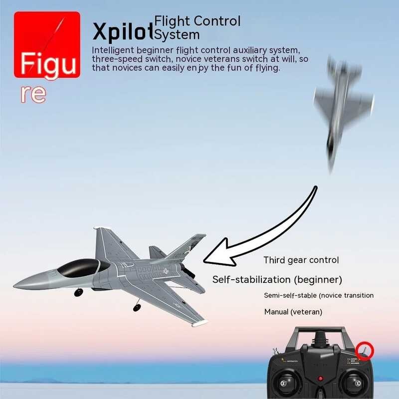 ➧ Volanex F16 เครื่องบินรบ 4 ทิศทางใบพัดจำลองเครื่องบิน